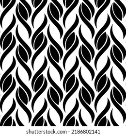 Abstract seamless floral pattern. Geometric decorative leaves texture. Retro stylish vector background.