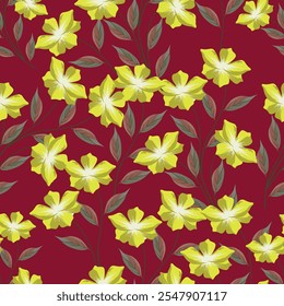 Abstractas patrón floral sin fisuras. Impresión de flores de moda de primavera, fondo de la planta, diseño para la tela, diseño de tela, cubiertas, Fondos de pantalla, impresión, scrapbooking.