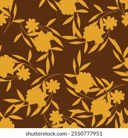 Abstractas patrón floral sin fisuras. Impresión de flores de moda de primavera, fondo de la planta, diseño para la tela, diseño de tela, cubiertas, Fondos de pantalla, impresión, scrapbooking.