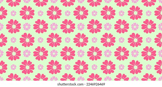 Abstract seamless floral pattern for textile and wallpapers