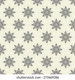 abstract seamless floral spotty pattern