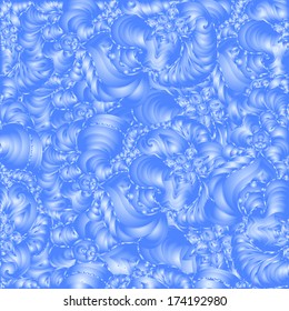 Abstract seamless floral vector background.