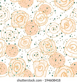 abstract seamless floral vector wallpaper background pattern design