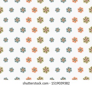 Abstract seamless flower pattern. Background design for prints, textile, fabric, package, cover, greeting cards.