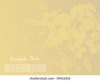 abstract seamless flower pattern background