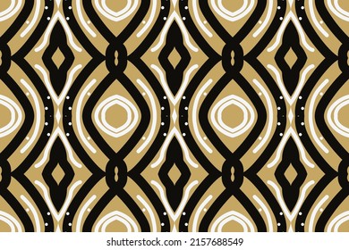 Abstract seamless folk african ethno traditional native tribal geometric elements pattern