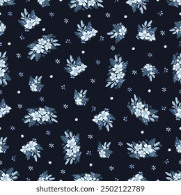 Abstract Seamless Garments Floral Pattern 