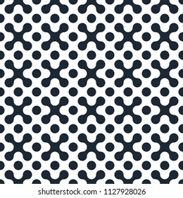 Abstract seamless geometric art line pattern background, vector illustration