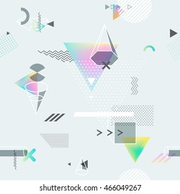 Abstract seamless geometric background