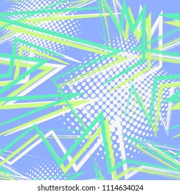 Abstract seamless geometric background. Grunge pattern for boys, girls, sport, fashion. Urban colorful wallpaper.