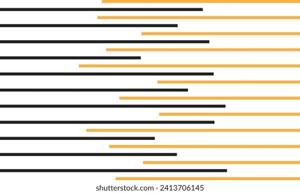 patrón abstracto de línea horizontal geométrica de color naranja negro sin fisuras.