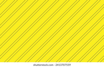 abstract seamless geometric black thin double line pattern with yellow.