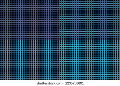 Abstrakter, nahtloser, geometrischer, blauer Hintergrund, Interlaced-Raster