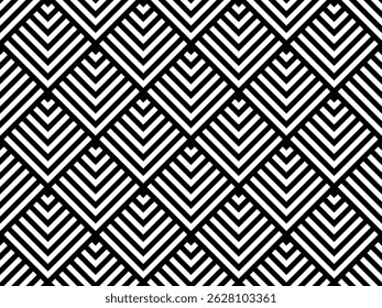 Padrão Abstrato Verificado Geométrico Sem Costura. Arte vetorial.