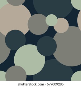Abstract seamless geometric circles pattern.