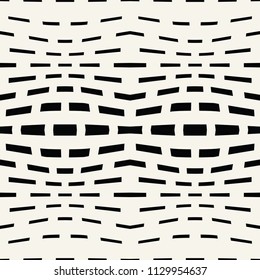 abstract seamless geometric dashed lines pattern vector background