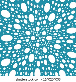 abstract seamless geometric decorative vector circle pattern