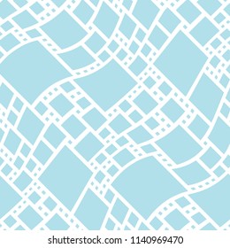 abstract seamless geometric decorative vector square pattern