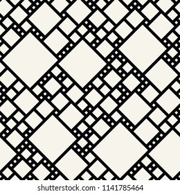 abstract seamless geometric decorative vector square pattern
