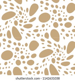 abstract seamless geometric decorative vector circle pattern