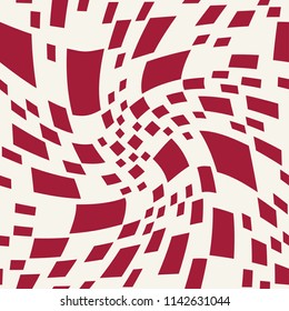 abstract seamless geometric decorative vector square pattern