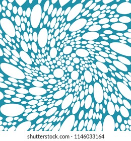 abstract seamless geometric decorative vector circle pattern