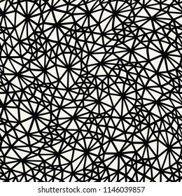 abstract seamless geometric decorative vector grid pattern