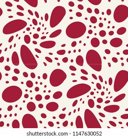 abstract seamless geometric decorative vector circle pattern