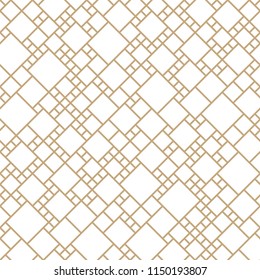abstract seamless geometric decorative vector square pattern