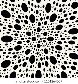 abstract seamless geometric decorative vector circle pattern