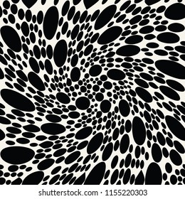 abstract seamless geometric decorative vector circle pattern