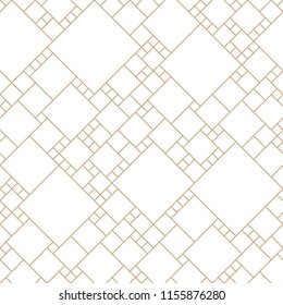 abstract seamless geometric decorative vector square pattern