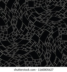 abstract seamless geometric decorative vector square pattern