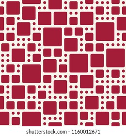 abstract seamless geometric decorative vector square pattern