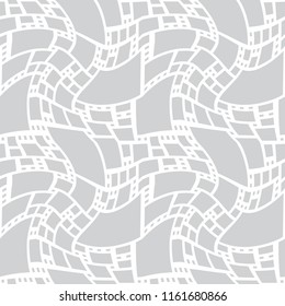 abstract seamless geometric decorative vector square pattern