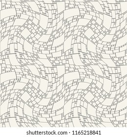 abstract seamless geometric decorative vector square pattern