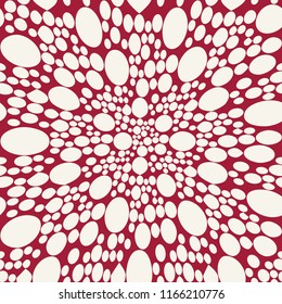 abstract seamless geometric decorative vector circle pattern