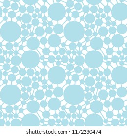 abstract seamless geometric decorative vector circle pattern