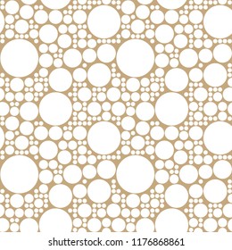 abstract seamless geometric decorative vector circle pattern