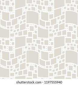 abstract seamless geometric decorative vector square pattern