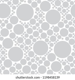 abstract seamless geometric decorative vector circle pattern