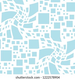 abstract seamless geometric decorative vector square pattern