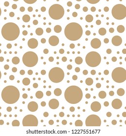 abstract seamless geometric decorative vector circle pattern