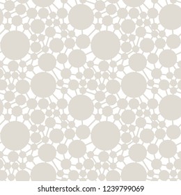 abstract seamless geometric decorative vector circle pattern