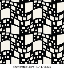 abstract seamless geometric decorative vector square pattern