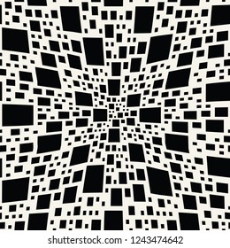 abstract seamless geometric decorative vector square pattern