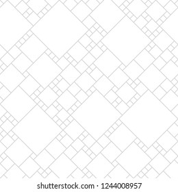 abstract seamless geometric decorative vector square pattern