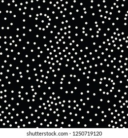 abstract seamless geometric decorative vector dotpattern