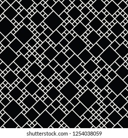 abstract seamless geometric decorative vector square pattern