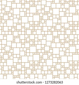 abstract seamless geometric decorative vector square pattern